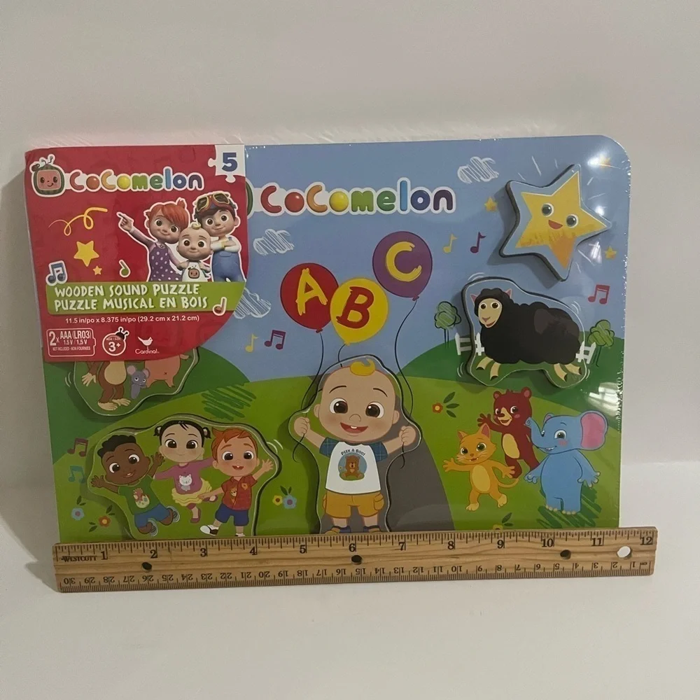 CocoMelon Wooden Sound Puzzle